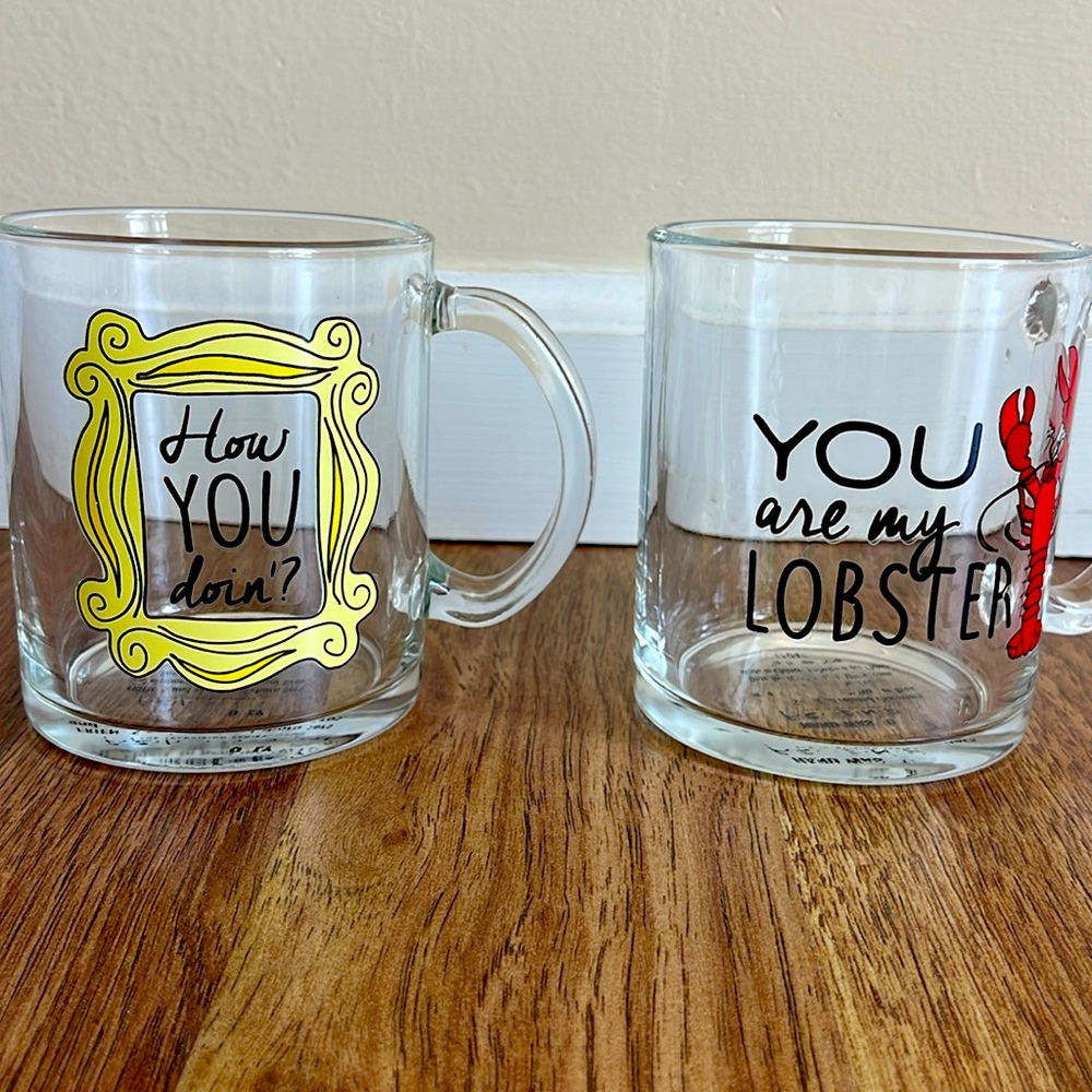 FRIENDS Glass Mugs